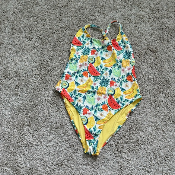 Marine Layer Other - Marine Layer One Piece Bathing Suit Fruit Pattern Yellow Summer Size XL